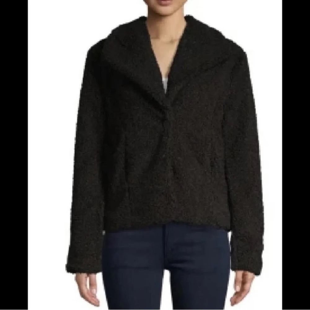 Sanctuary Black Sherpa Teddy Jacket- high quality size XL